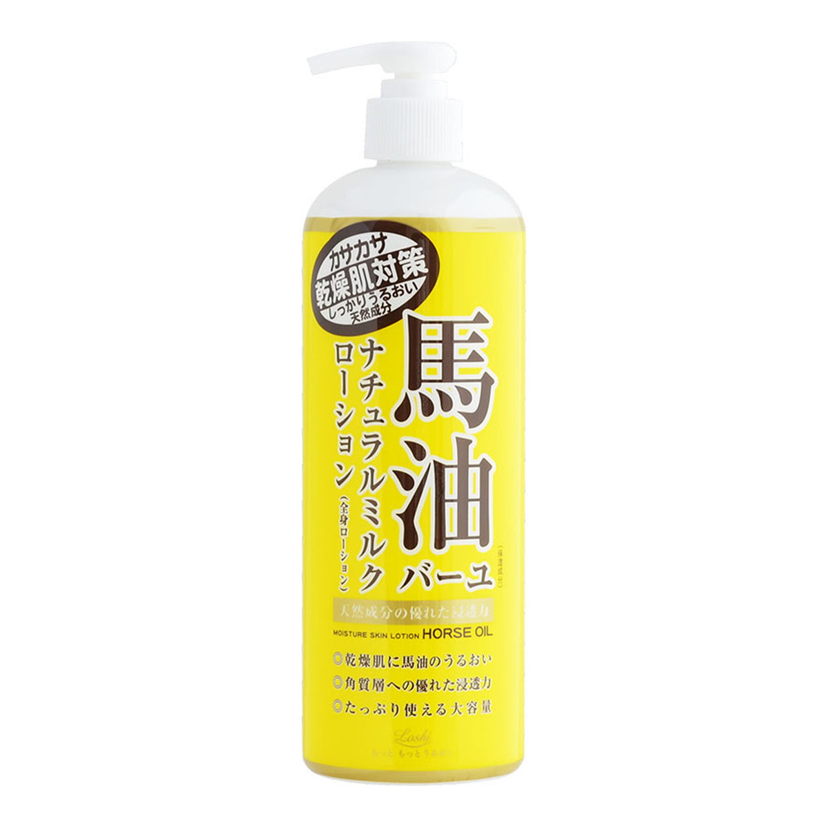 【送料込・まとめ買い×18個セット】コスメテックスローランド ロッシモイストエイド 馬油 ナチュラルミルクローション 485mL