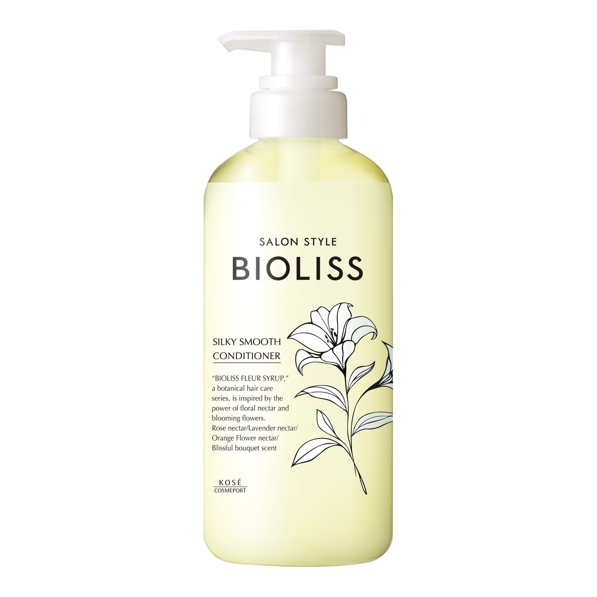 【送料込・まとめ買い×12個セット】SS ビオリス フルールシロップ ヘアコンディショナー シルキースムース 470ml