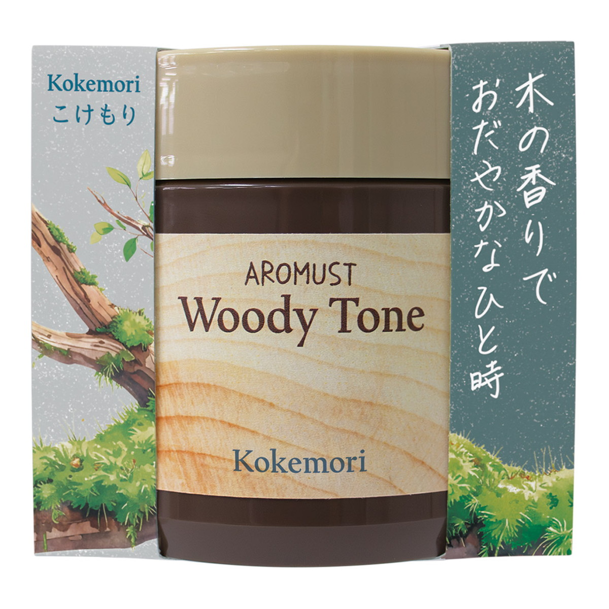 【送料込・まとめ買い&times;30個セット】アロマスト ウッディトーン こけもり 160mL 消臭芳香剤｜日用品＆生活雑貨の店「カットコ」