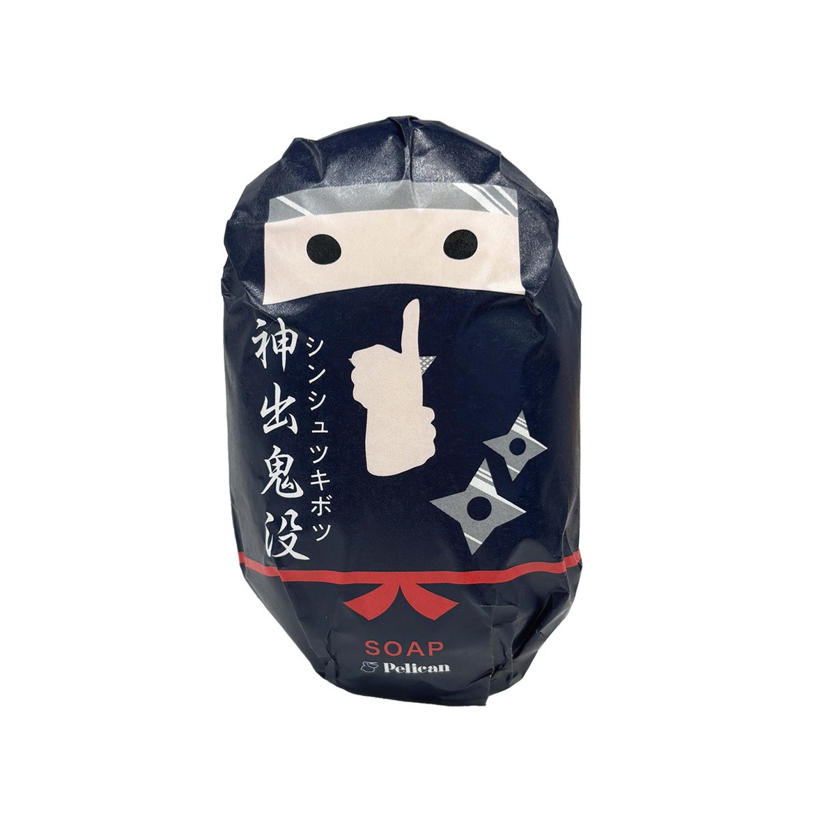 【送料込・まとめ買い×6個セット】ペリカン石鹸 和せっけん 忍者 石鹸 ソープ 180g