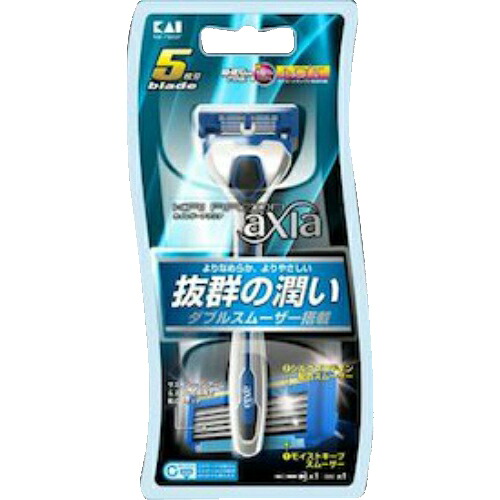 【送料込・まとめ買い×60個セット】 貝印 KAIRAZOR axia アクシア ホルダー 替刃1ヶ付 1本