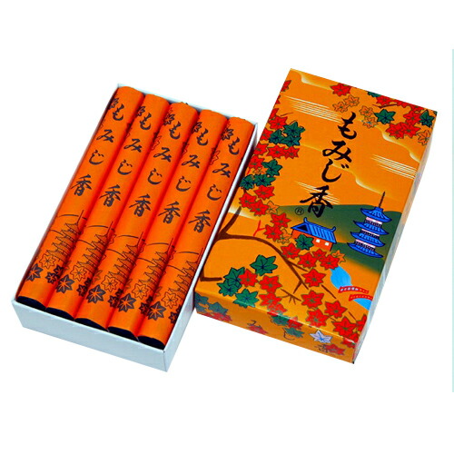 【送料込・まとめ買い×100個セット】 梅薫堂 もみじ香 10把入