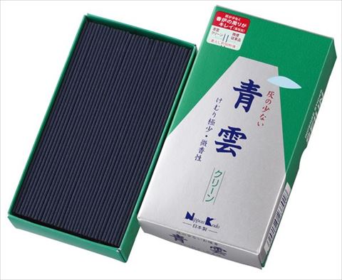 【送料込・まとめ買い×60個セット】 日本香堂 お線香 青雲クリーン バラ詰