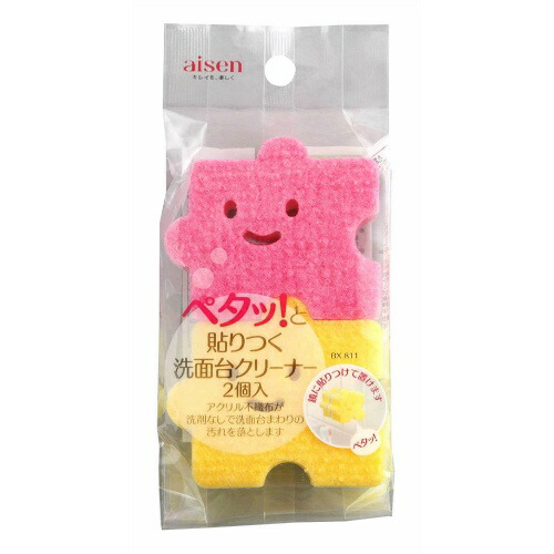 【送料込】 アイセン工業 ペタッ！と貼りつく 洗面台クリーナー 2個入 &times;300個セット｜日用品＆生活雑貨の店「カットコ」