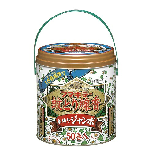 【送料込・まとめ買い×12個セット】 フマキラー 蚊とり線香 本練り ジャンボ 50巻入