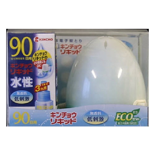 ネット限定 大日本除虫菊 金鳥 送料込 水性キンチョウリキッド 個セット ミルキーブルーセット Eco 無香料 90日 101 0 Mamanminimaliste Com