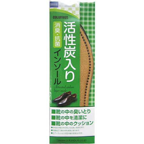 【送料込・まとめ買い&times;120個セット】 コロンブス 新活性炭 男性用 25.0センチ 1足｜日用品＆生活雑貨の店「カットコ」