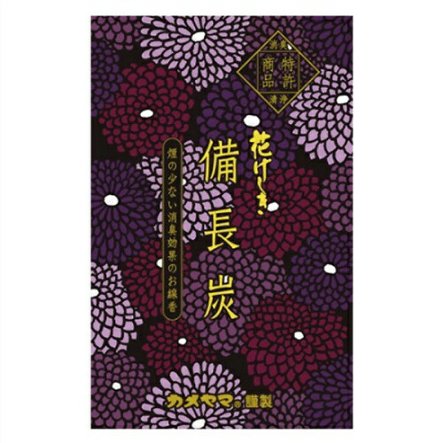 【送料込・まとめ買い×100個セット】 カメヤマ 花げしき 備長炭 ミニ寸 50g|日用品&生活雑貨の店「カットコ」