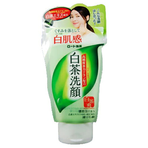 【送料込・まとめ買い×48個セット】ロート製薬 肌研 ハダラボ 白茶練り洗顔 120g 自然でやさしい柚子風味の緑茶の香り|日用品&生活雑貨の店「カットコ」