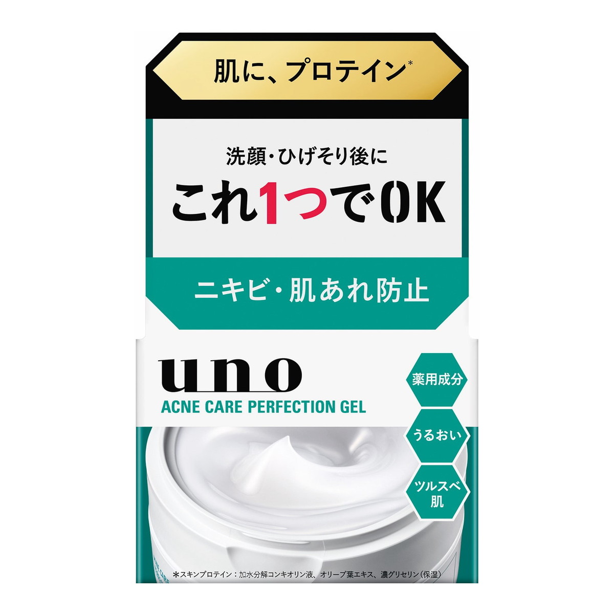 【送料込・まとめ買い×36個セット】ファイントゥデイ ウーノ 薬用 アクネケア パーフェクションジェル 90g
