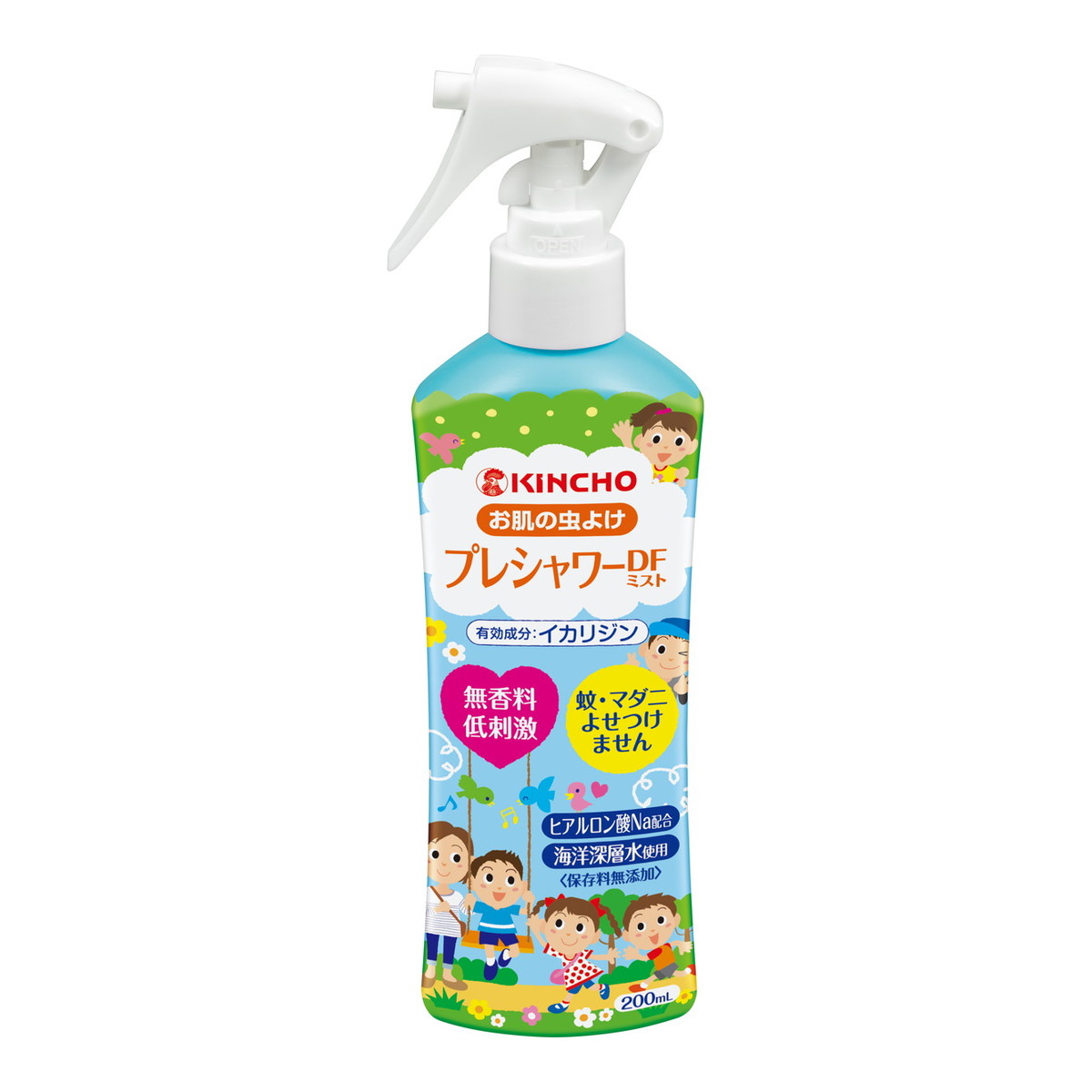 【送料込・まとめ買い×40個セット】金鳥 お肌の虫よけ プレシャワー DF ミスト 無香料 200ml