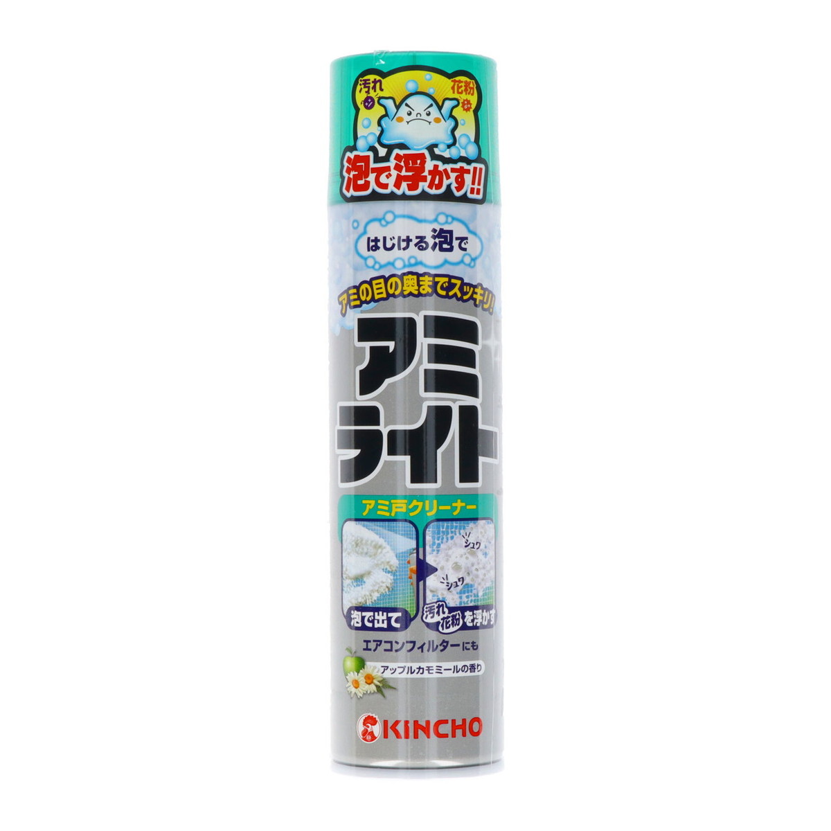 【送料込・まとめ買い&times;24個セット】 大日本除虫菊・金鳥 アミライト はじける泡タイプ 290ml｜日用品＆生活雑貨の店「カットコ」
