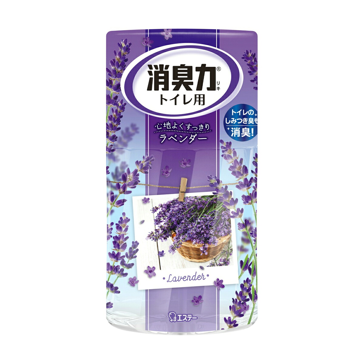 【送料込・まとめ買い×18個セット】 エステー トイレの消臭力 消臭芳香剤 トイレ用 ラベンダーの香り 400ml