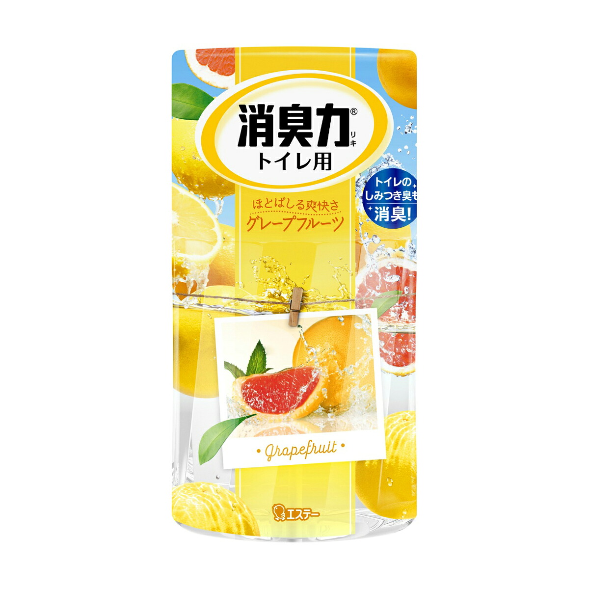 【送料込・まとめ買い×18個セット】 エステー トイレの消臭力 消臭芳香剤 トイレ用 グレープフルーツの香り 400ml