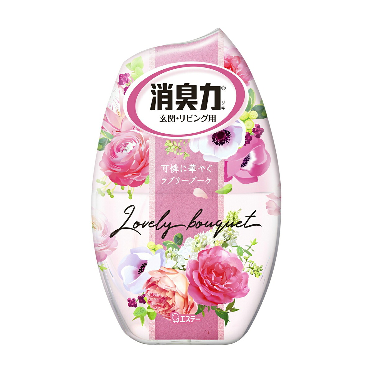 【送料込・まとめ買い×18個セット】エステー 消臭力 玄関・リビング用 ラブリーブーケ 400ml