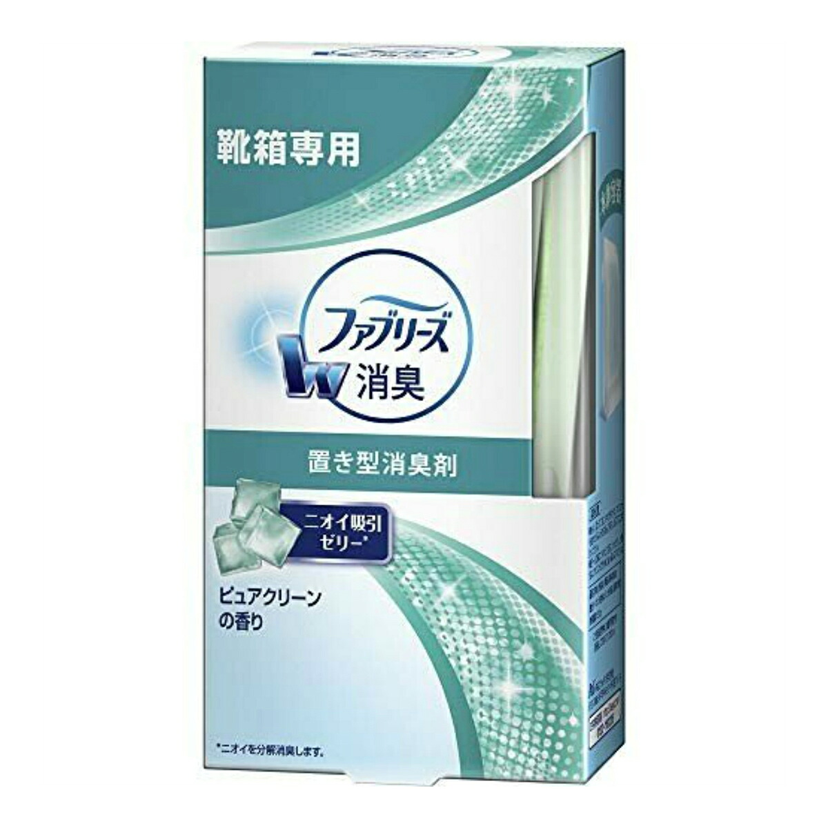 【送料込・まとめ買い×24個セット】P&G 置き型ファブリーズ 靴箱用 ピュアクリーンの香り 130g