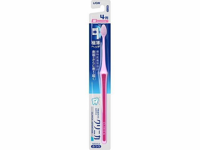 【楽天市場】【×5個 配送おまかせ】ライオン クリニカ アドバンテージ ハブラシ 4列 超コンパクト ふつう ※色は選べません：日用品＆生活