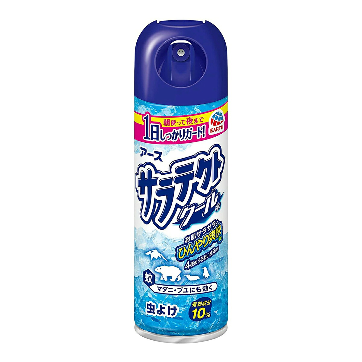 【送料込・まとめ買い×10個セット】 アース製薬 サラテクト クール 200ml 1個 【虫除け剤・スプレータイプ】