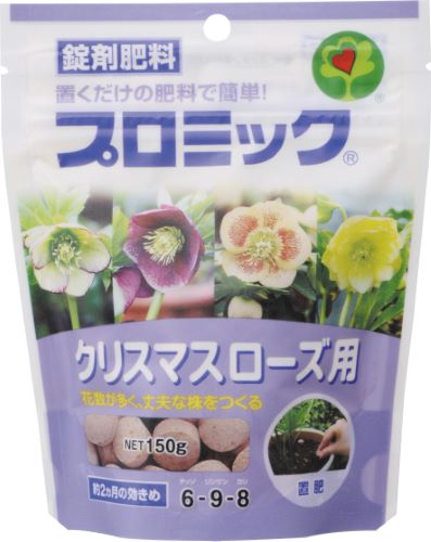 【送料込・まとめ買い&times;40個セット】 ハイポネックス プロミック クリスマスローズ用 150g 1個｜日用品＆生活雑貨の店「カットコ」
