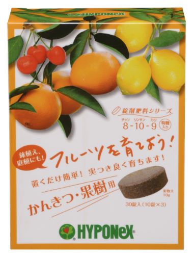 【送料込・まとめ買い×40個セット】 ハイポネックス 錠剤肥料シリーズ かんきつ・果樹用 30錠入