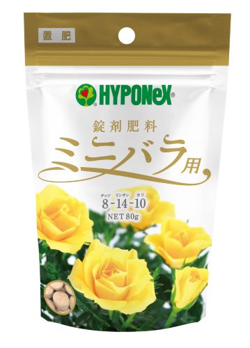 【送料込・まとめ買い×40個セット】ハイポネックス 錠剤肥料 ミニバラ用 80g