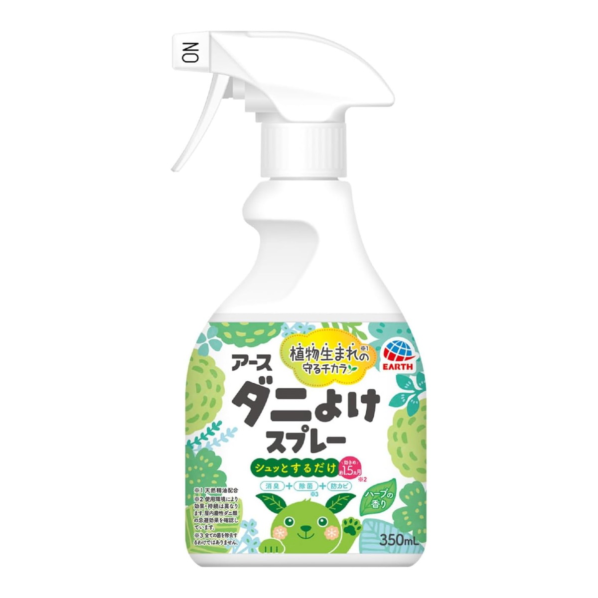 【送料込・まとめ買い×10個セット】 アース製薬 アースダニよけスプレー ハーブの香り 350mL