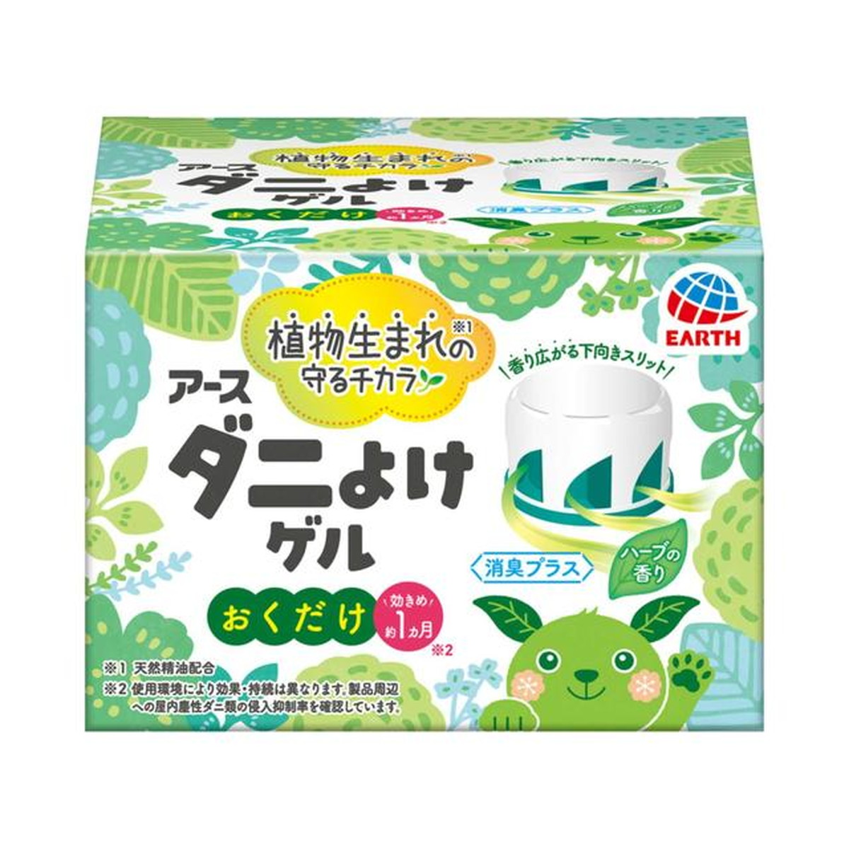 【送料込・まとめ買い×24個セット】 アース製薬 アース ダニよけゲル ハーブの香り 110g