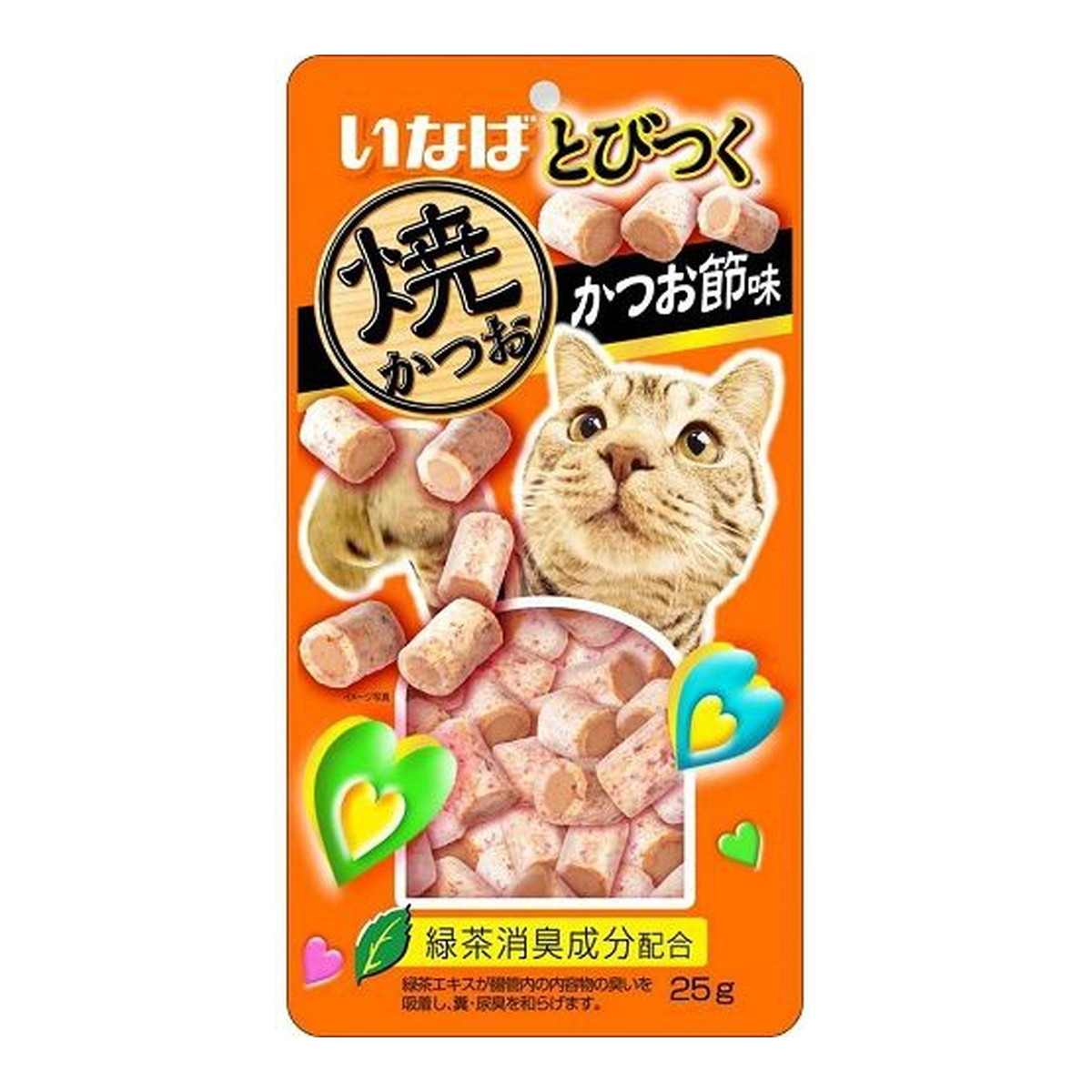 【送料込・まとめ買い×48個セット】いなば とびつくシリーズ 焼かつお かつお節味(25g)