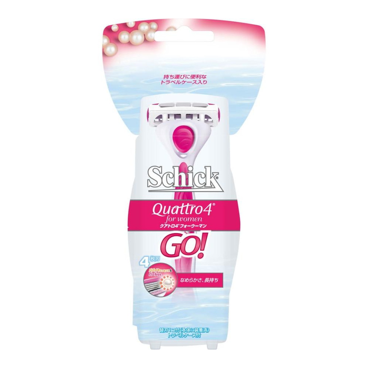 【送料込】 シック Schick クアトロ4 フォーウーマン ホルダーGO！ 替刃1コ付 ×60個セット