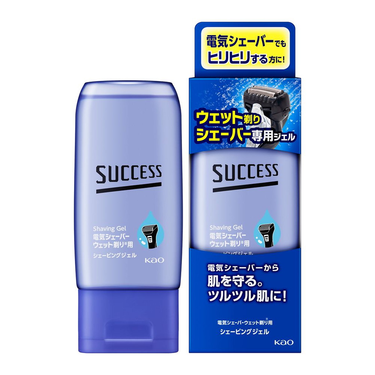 【送料込・まとめ買い&times;24個セット】花王 サクセス ウェット剃りシェーバー専用ジェル 180g｜日用品＆生活雑貨の店「カットコ」