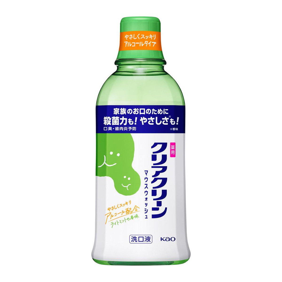 【送料込・まとめ買い×12個セット】花王 クリアクリーン デンタルリンス ライトミント 600ml