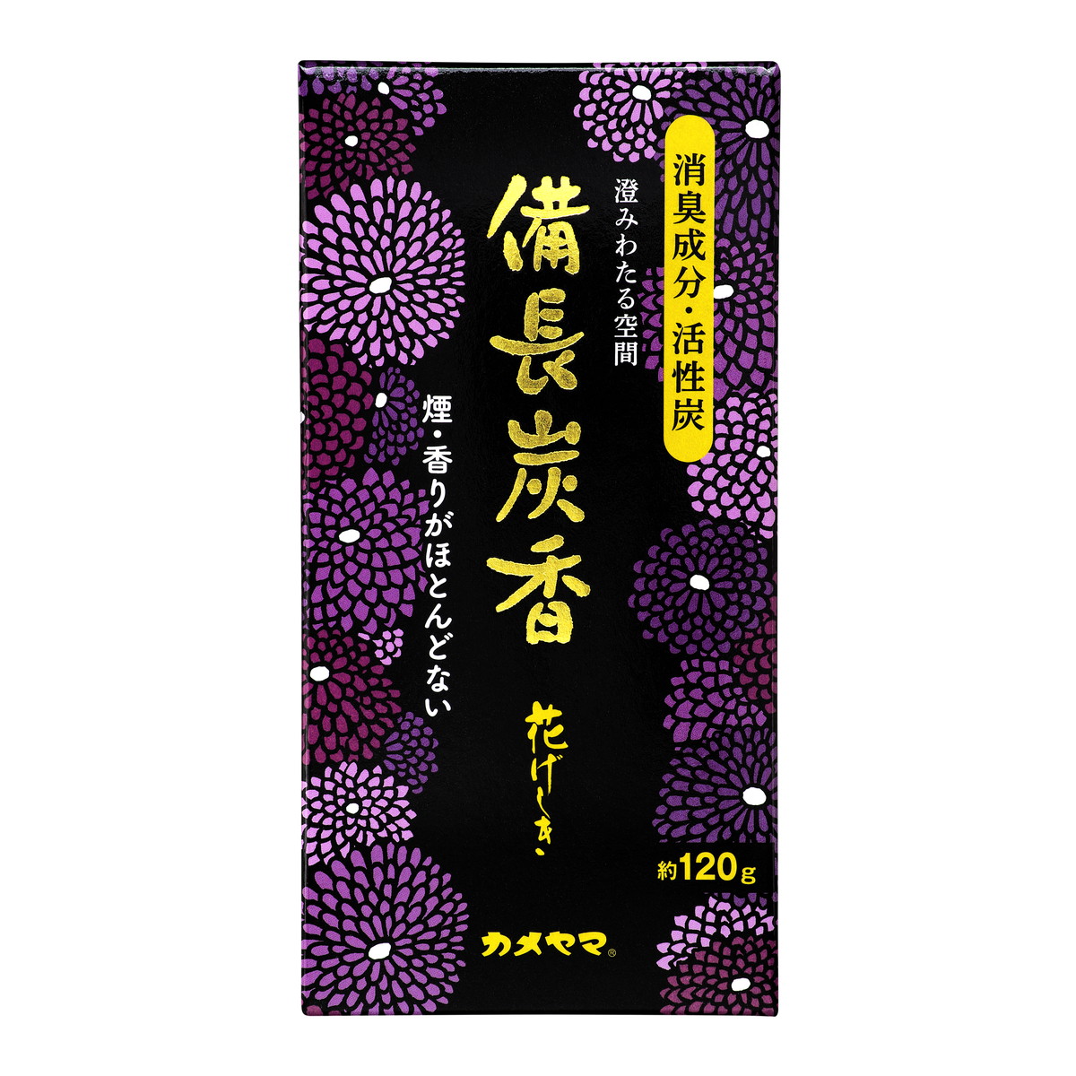 【送料込・まとめ買い&times;80個セット】 カメヤマ 花げしき 備長炭 120g｜日用品＆生活雑貨の店「カットコ」