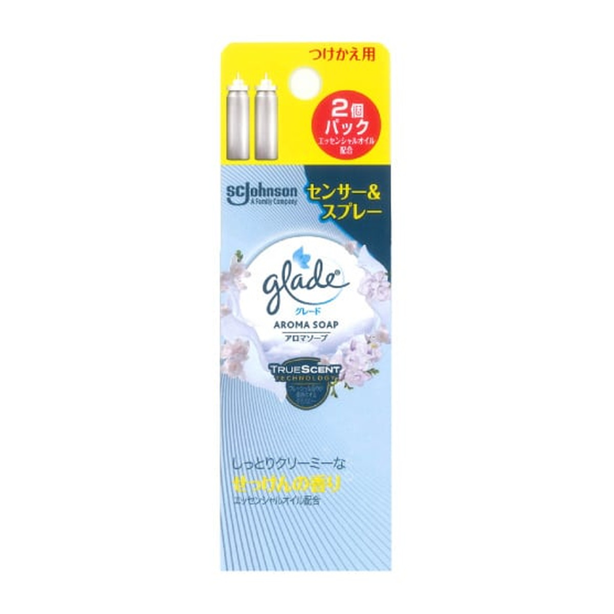 【送料込・まとめ買い×20個セット】ジョンソン グレード 消臭センサー&スプレー アロマソープ つけかえ用 18ml×2個パック