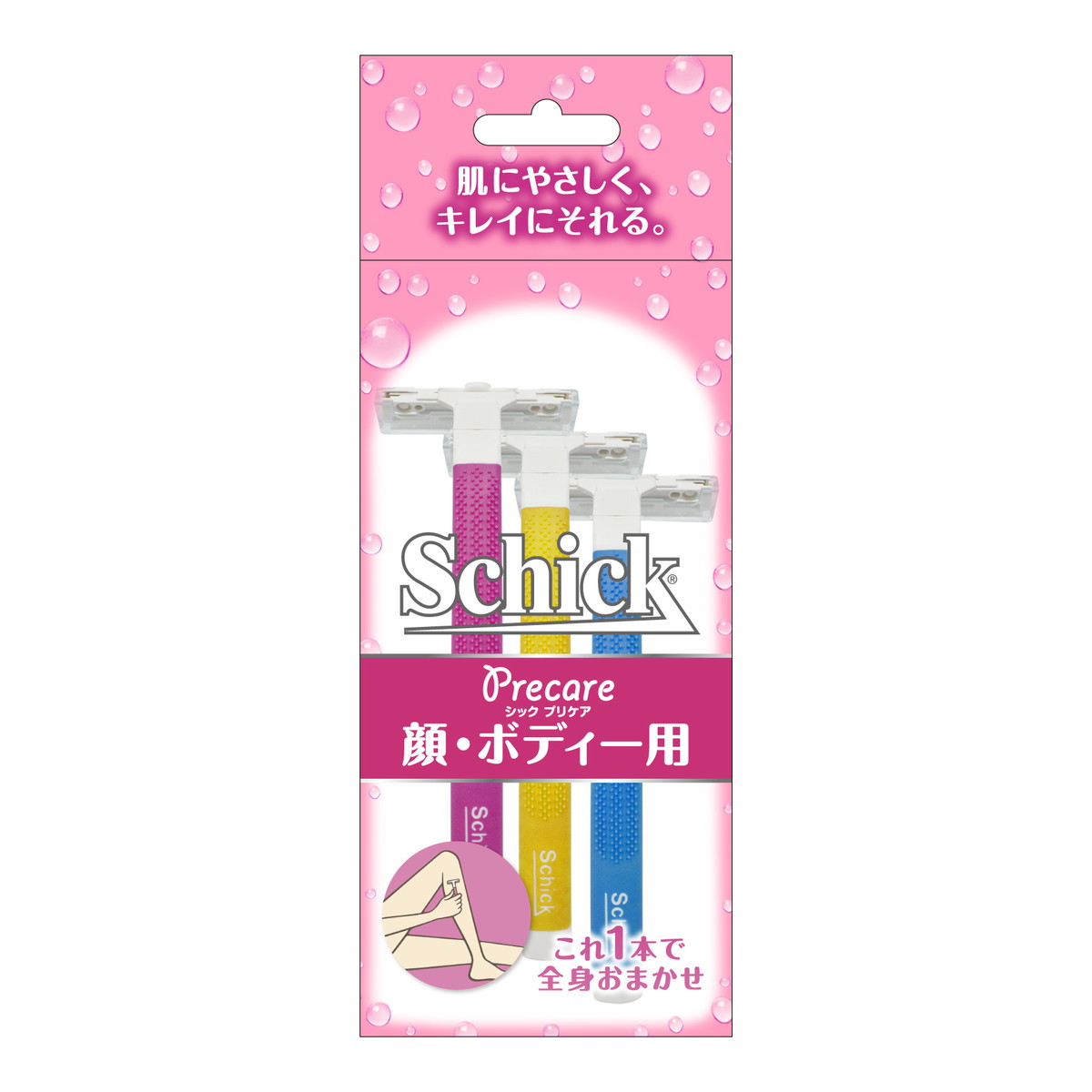 【送料込・まとめ買い×144個セット】 シック Schick Tディスポ ボディ・顔用 SWDT-3 3本入