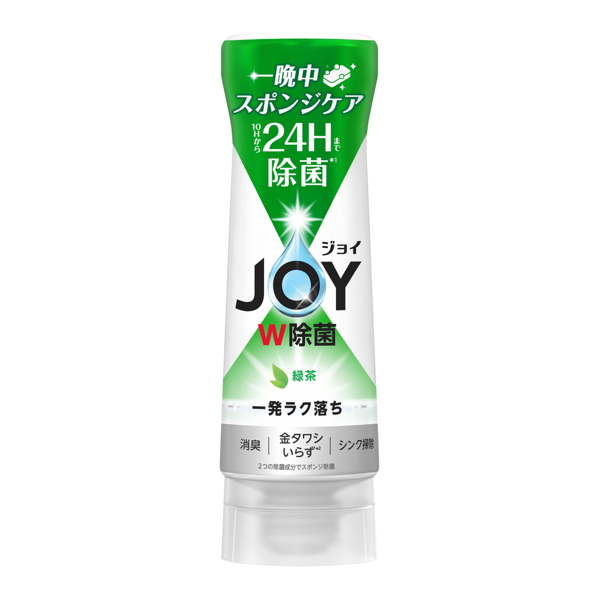 【送料込・まとめ買い×20個セット】P&G ジョイ JOY W除菌ジョイ コンパクト 緑茶の香り 逆さボトル 290ml