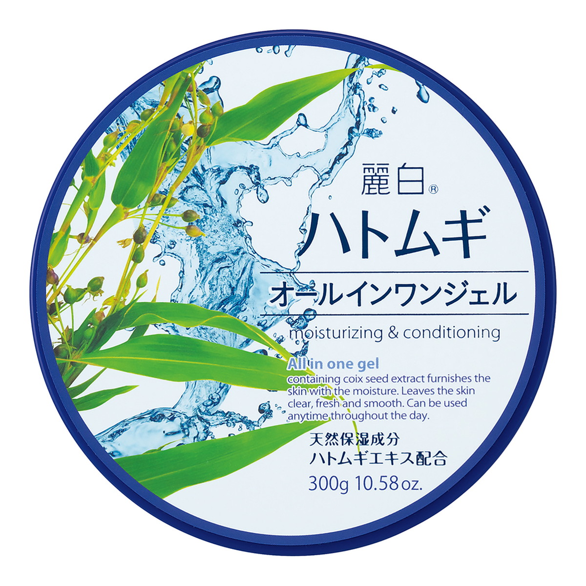 【送料込・まとめ買い×32個セット】熊野油脂 麗白 ハトムギ オールインワンジェル 300g