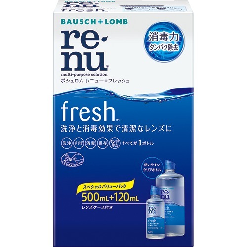 ボシュロム レニュー フレッシュ 500ml 120ml 1個