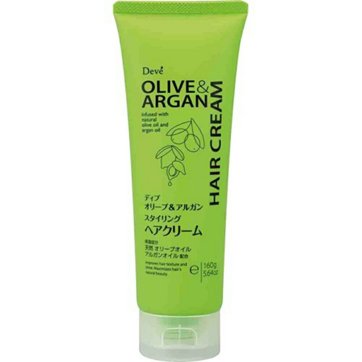 楽天市場 送料込 ディブ オリーブ アルガン ヘアクリーム 160g 1個 日用品 生活雑貨の店 カットコ