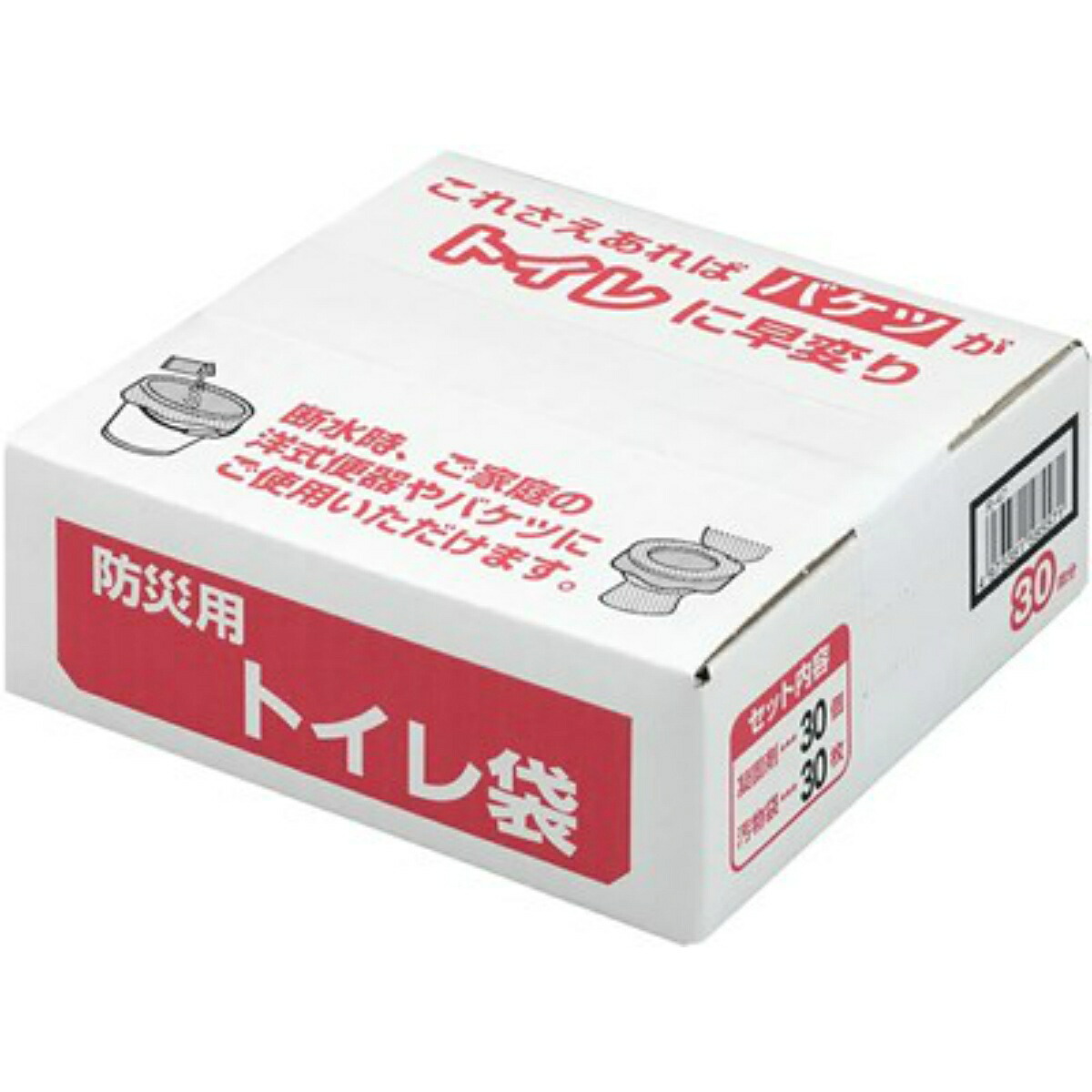 【送料込・まとめ買い×12個セット】サンコー 防災用 トイレ袋 30回分|日用品&生活雑貨の店「カットコ」