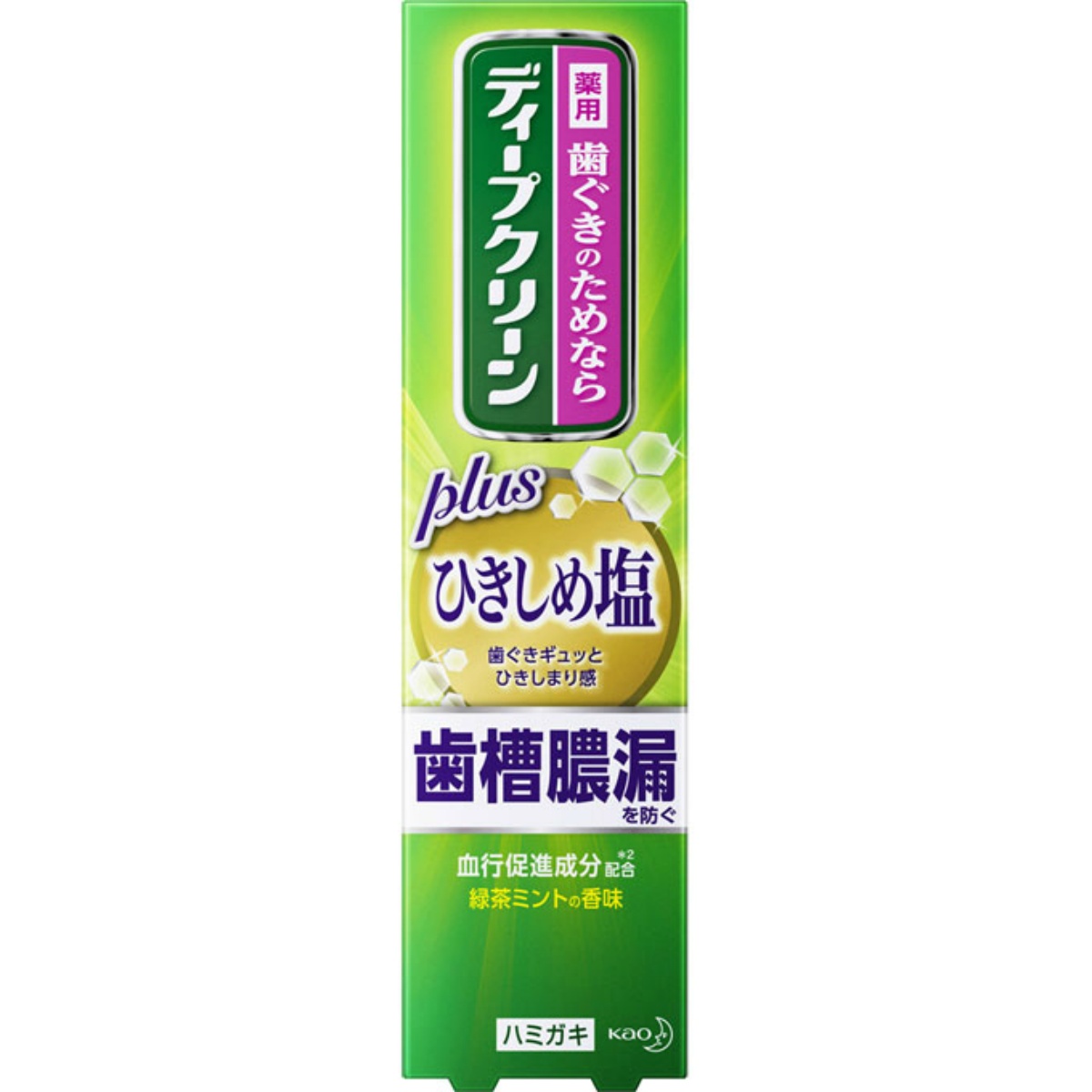 花王 ディープクリーン 薬用ハミガキ ひきしめ塩 100g 【楽天市場】