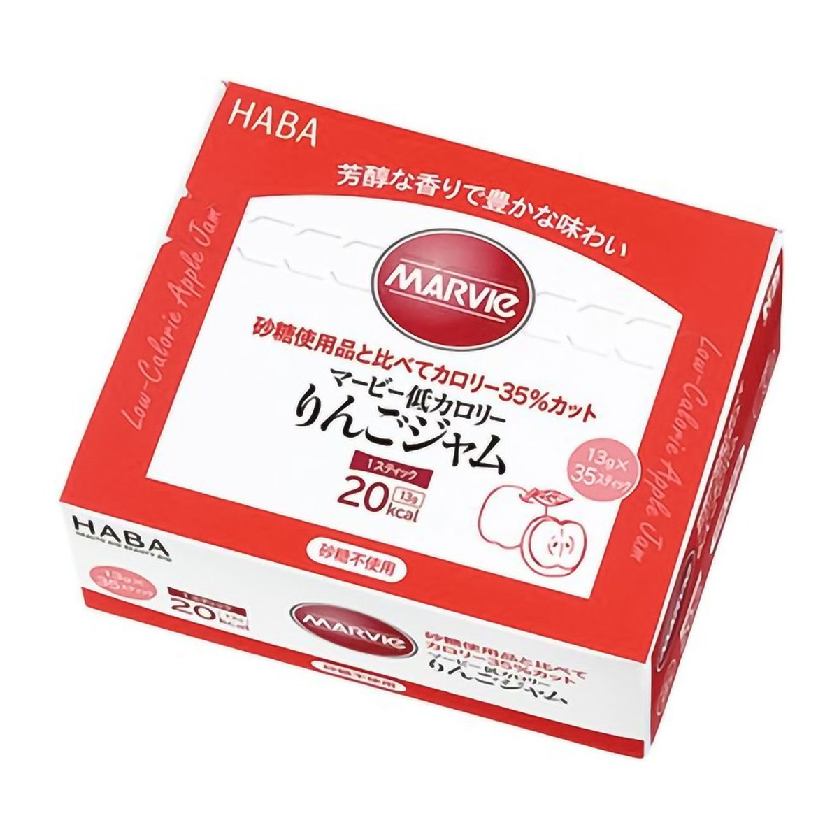 【送料込・まとめ買い×12個セット】ハーバー研究所 マービー りんごジャム 13g×35本入|日用品&生活雑貨の店「カットコ」