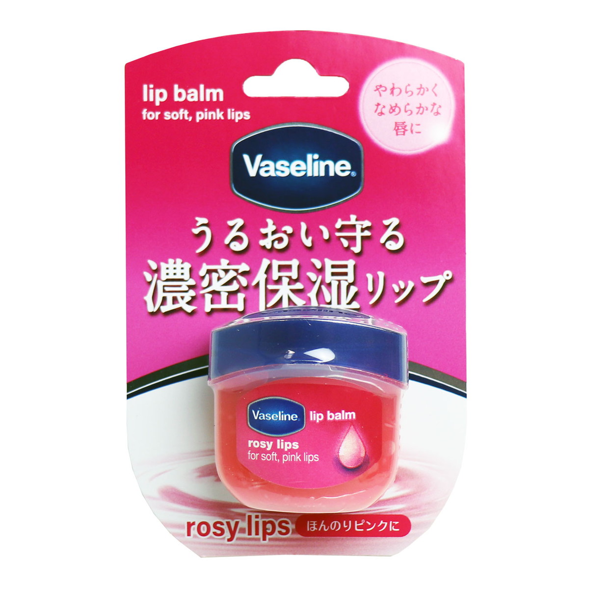 【送料込・まとめ買い×32個セット】ユニリーバ ヴァセリン Vaseline リップ ロージーリップス 7g