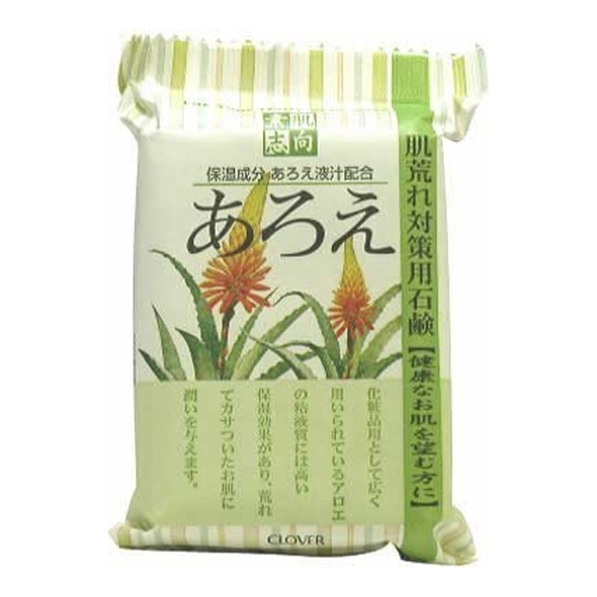 【送料込・まとめ買い×60個セット】クロバーコーポレーション 素肌志向 あろえ せっけん 120g