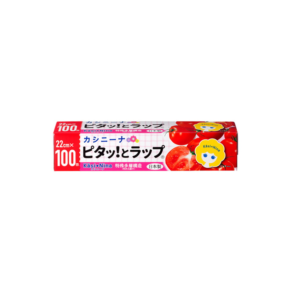 【送料込・まとめ買い×30個セット】オカモト カシニーナ ピタッとラップ 22cm×100m 食品用ラップ