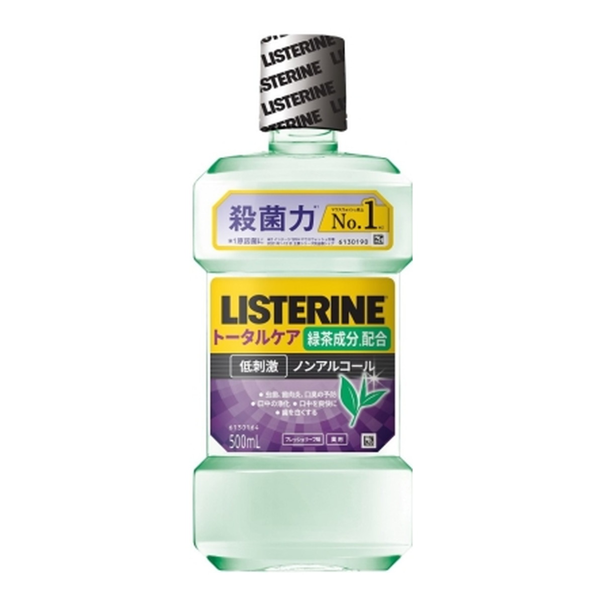 【送料込・まとめ買い×12個セット】ジョンソン&ジョンソン 薬用 リステリン トータルケア グリーンティー ノンアルコール 500ml