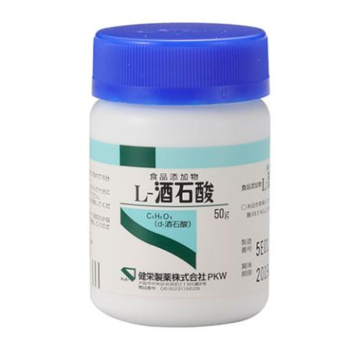 【送料込・まとめ買い×144個セット】健栄製薬 L-酒石酸 食品添加物 50g 酸味料