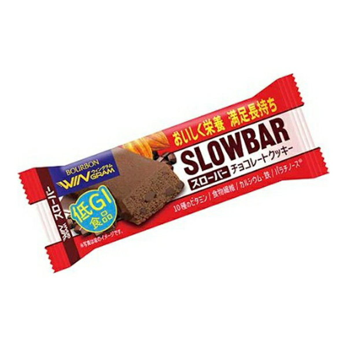 【送料込・まとめ買い×108個セット】ブルボン スローバー チョコレートクッキー 41g