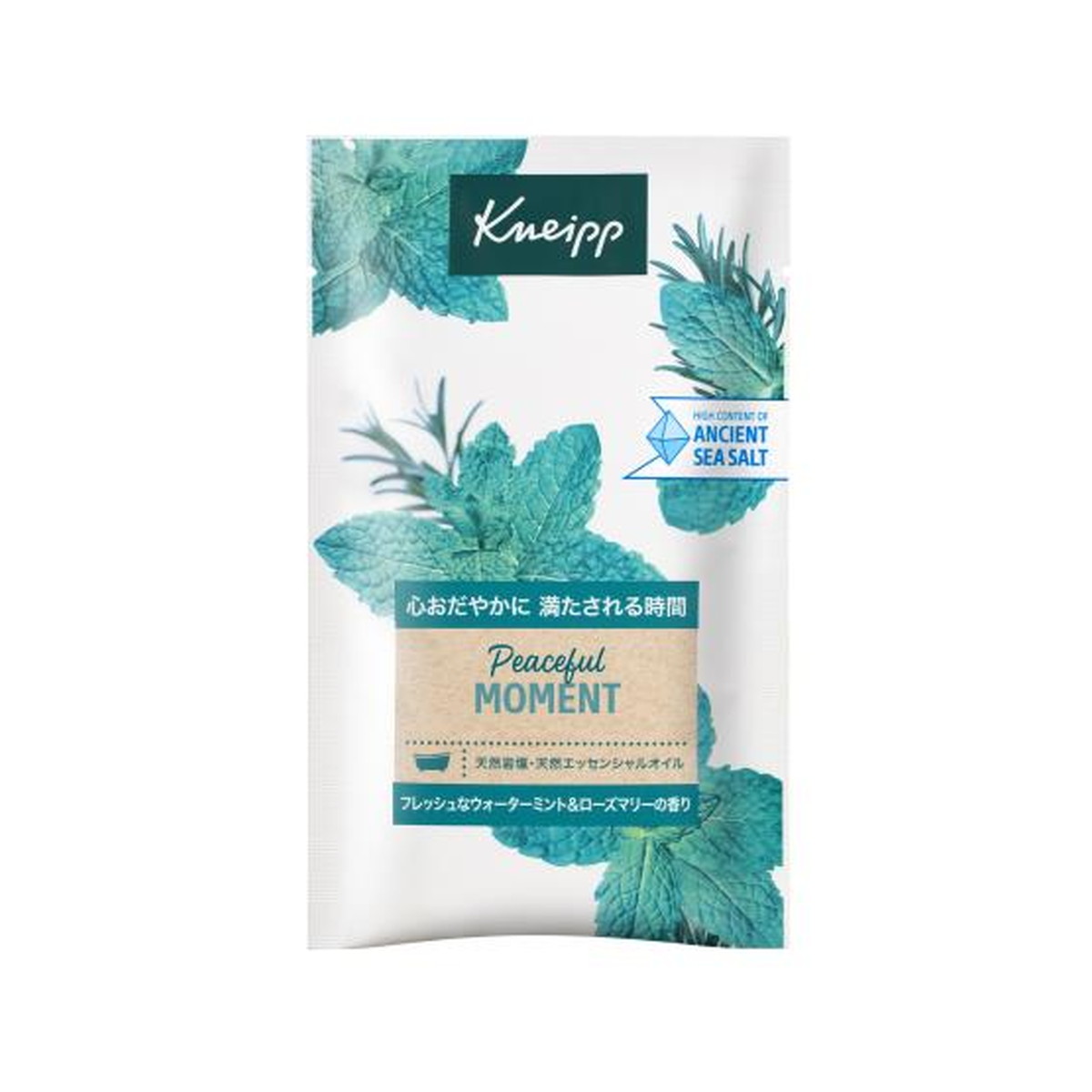 【送料込・まとめ買い&times;108個セット】クナイプ KNEIPP バスソルト ピースフルモーメント ウォーターミント&ローズマリー 50g｜日用品＆生活雑貨の店「カットコ」