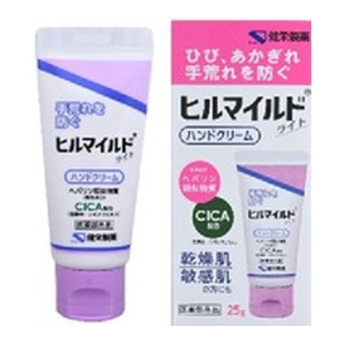 【送料込・まとめ買い×120個セット】健栄製薬 ヒルマイルド ライト ハンドクリーム 25g 医薬部外品