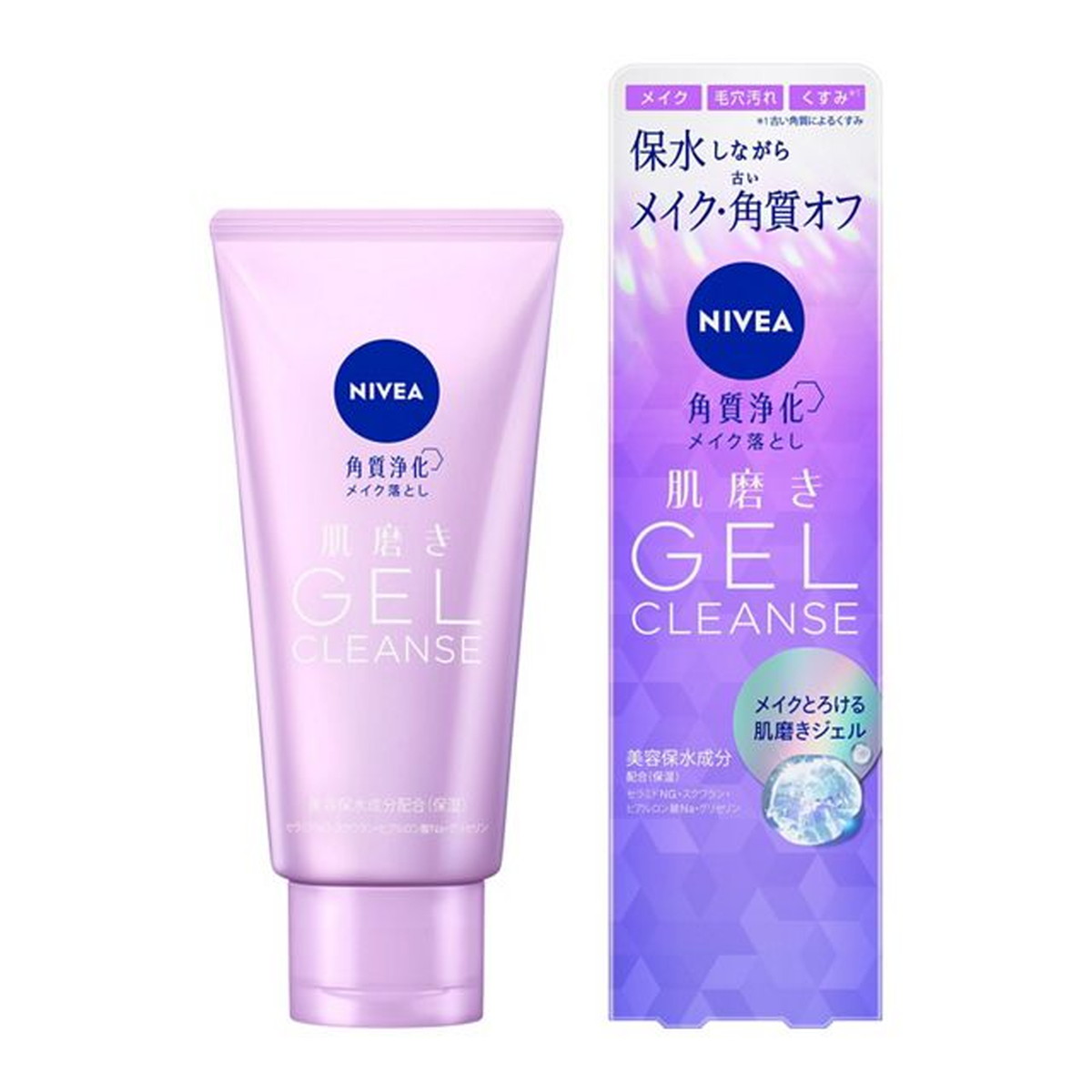 【送料込・まとめ買い×24個セット】花王 ニベア 肌磨き ジェルクレンズ 130g メイク落とし